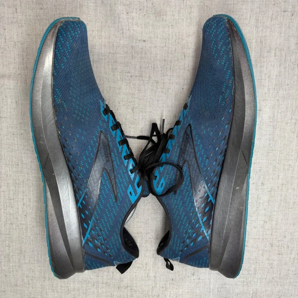 Brooks Levitate 5 Running Shoes Blue Black Silver Mesh Sneaker Men's Size 12.5‎ - Picture 12 of 12